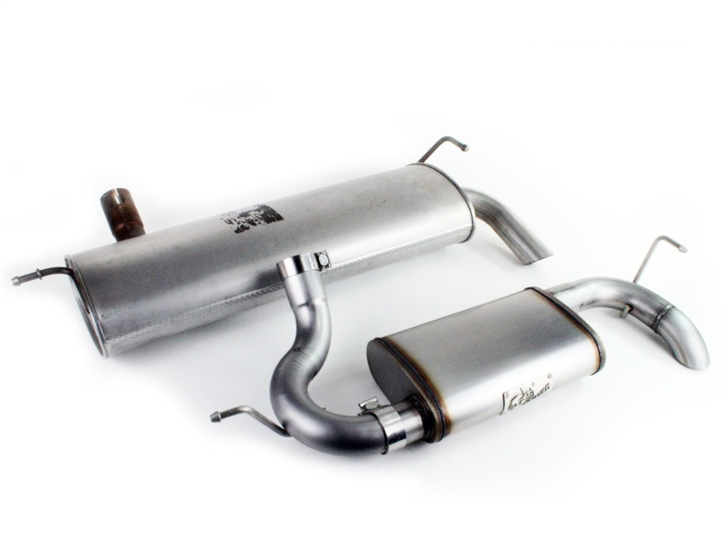 aFe MACHForce XP 07-17 Jeep Wrangler V6-3.6/3.8L 409 SS 2.5in Axle-Back Exhaust - 49-46219