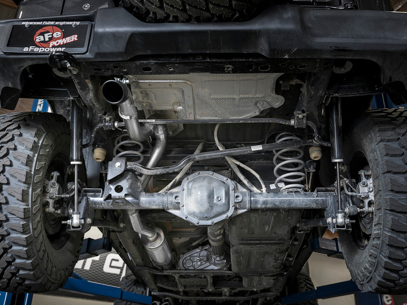 aFe MACH Force-Xp 2.5in 409SS Catback High-Tuck Exhaust 18-21 Jeep (JL) 3.6L 4-Door - Black Tip - 49-48065-1B