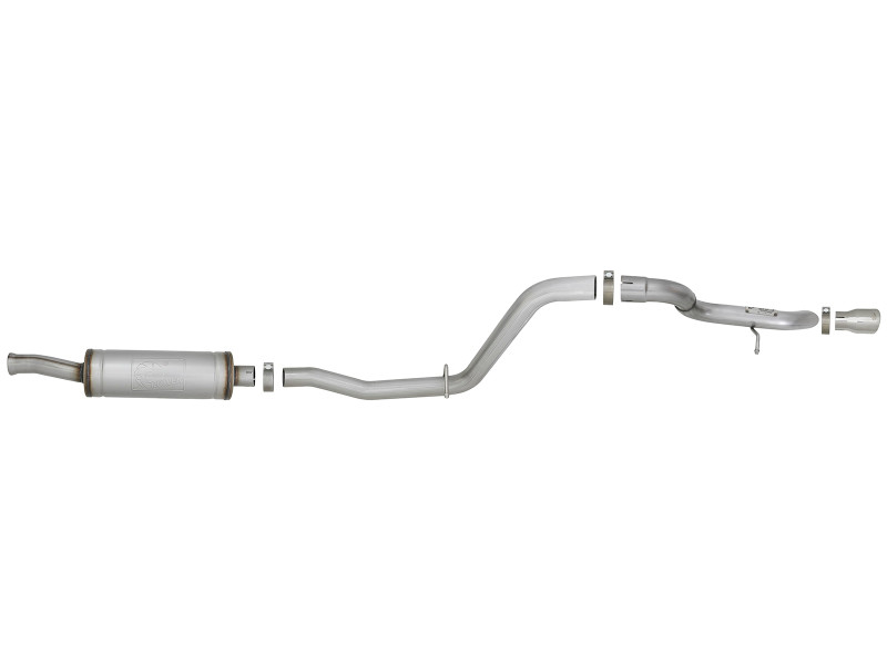 aFe MACH Force-Xp 2.5in Catback High-Tuck Exhaust 18-21 Jeep Wrangler (JL)3.6L 4-Door - Polished Tip - 49-48065-1P