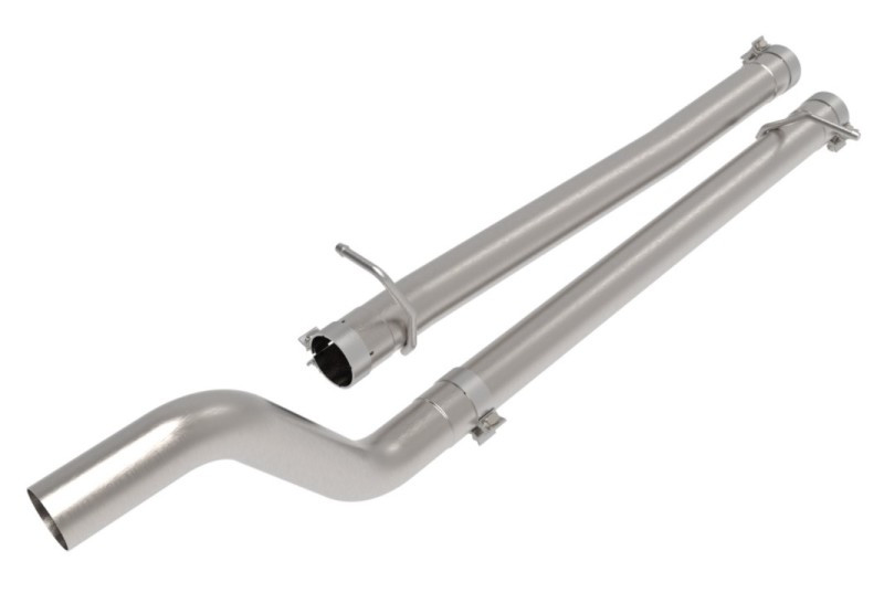 aFe Vulcan Series 3in 304 Stainless Steel Muffler Delete Pipe 2021 Ram 1500 TRX V8-6.2L (sc) - 49C32085NM