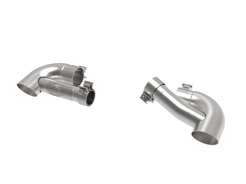 aFe MACHForce XP 304 Stainless Steel Exhaust Tip Upgrade 21-23 Jeep Wrangler JL Rubicon - 49C38102-H