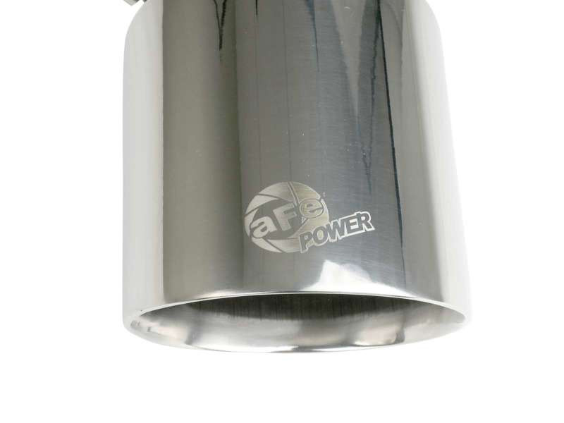 aFe MACH Force-Xp 2-1/2in 304 SS Clamp-On Exhaust Tip 2.5in In / 4.5in Out / 7in.L - Polished - 49T25454-P071