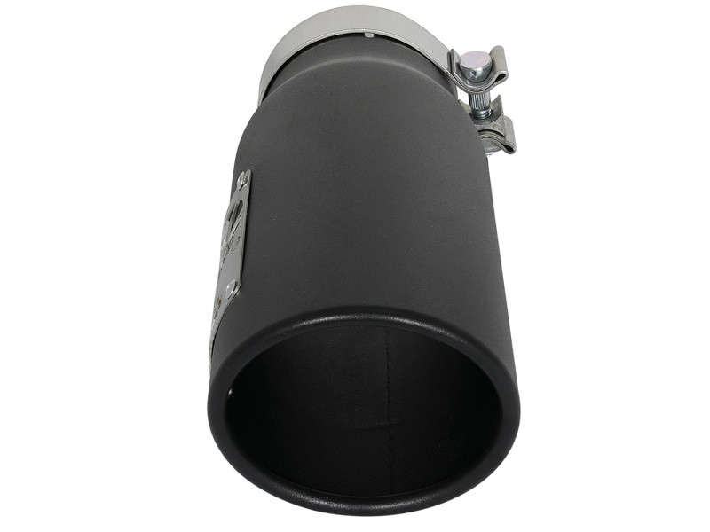 aFe MACH Force-Xp 409 Stainless Steel Exhaust Tip 3.5 In x 4.5in Out x 12in L Clamp-On - 49T35451-B12