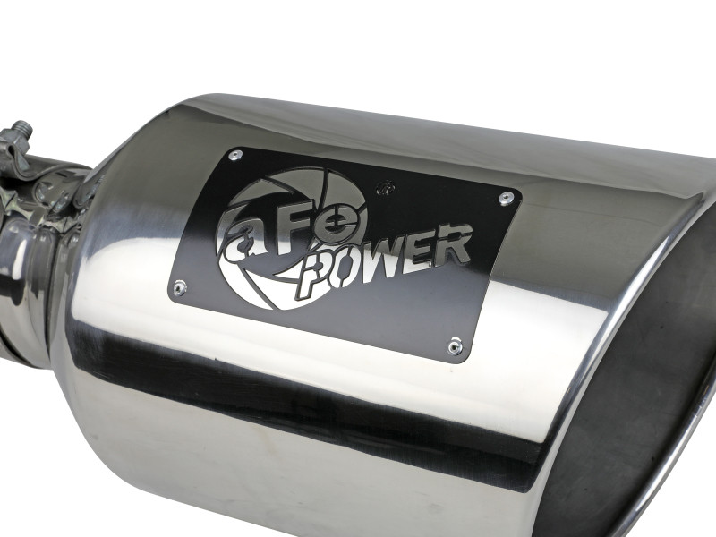aFe Power MACH Force-Xp 304 Stainless Steel Clamp-on Exhaust Tip - Polished - 49T40801-P15