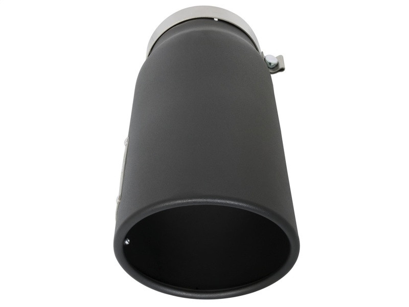 aFe Power MACH Force-Xp 5in In x 6in Out x 15in L Bolt-On 409 SS Exhaust Tip - Black - 49T50601-B15