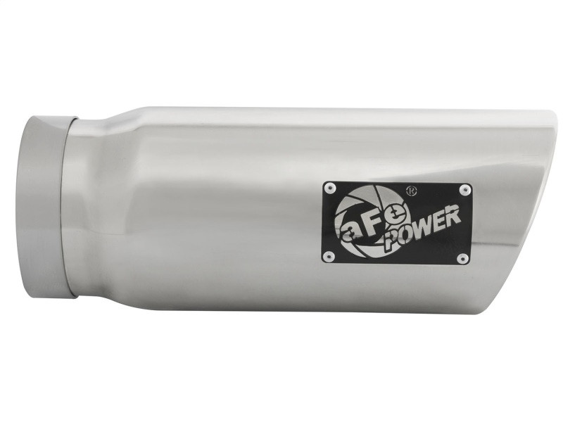 aFe MACHForce-Xp 5in Inlet x 6in Outlet x 15in length Polished Exhaust Tip - 49T50601-P15