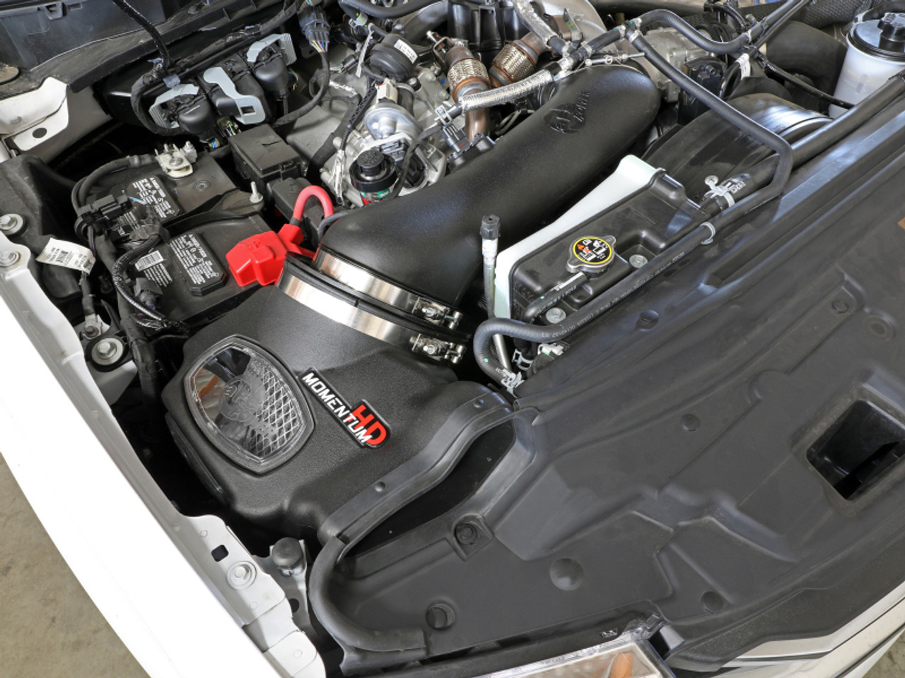 aFe 20-24 Ford Diesel Trucks V8-6.7L (td) Momentum HD Cold Air Intake System w/ Pro DRY S Filter - 50-70007D-1