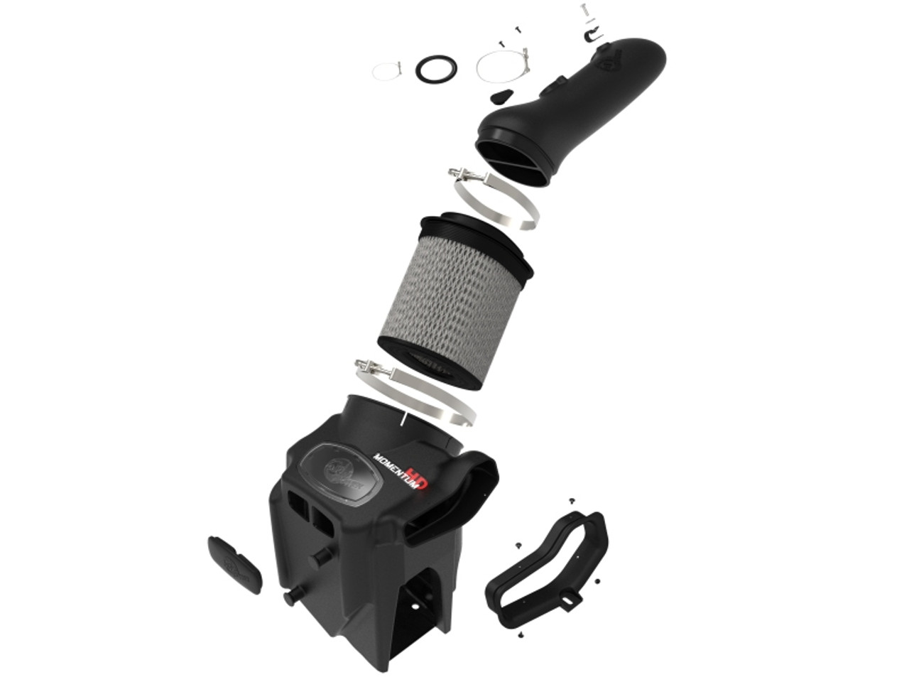 aFe 20-24 Ford Diesel Trucks V8-6.7L (td) Momentum HD Cold Air Intake System w/ Pro DRY S Filter - 50-70007D-1