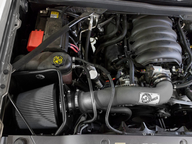 aFe Magnum FORCE Pro DRY S Stage-2 Intake 14-17 GM Silverado/Sierra 1500 5.3L/6.2L w/ Electric Fan - 51-12332-GR