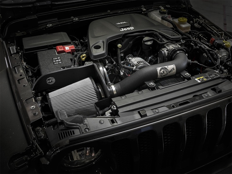 aFe Magnum FORCE Stage-2 XP Pro DRY S Cold Air Intake System 2018+ Jeep Wrangler (JL) V6 3.6L - 51-13002-B