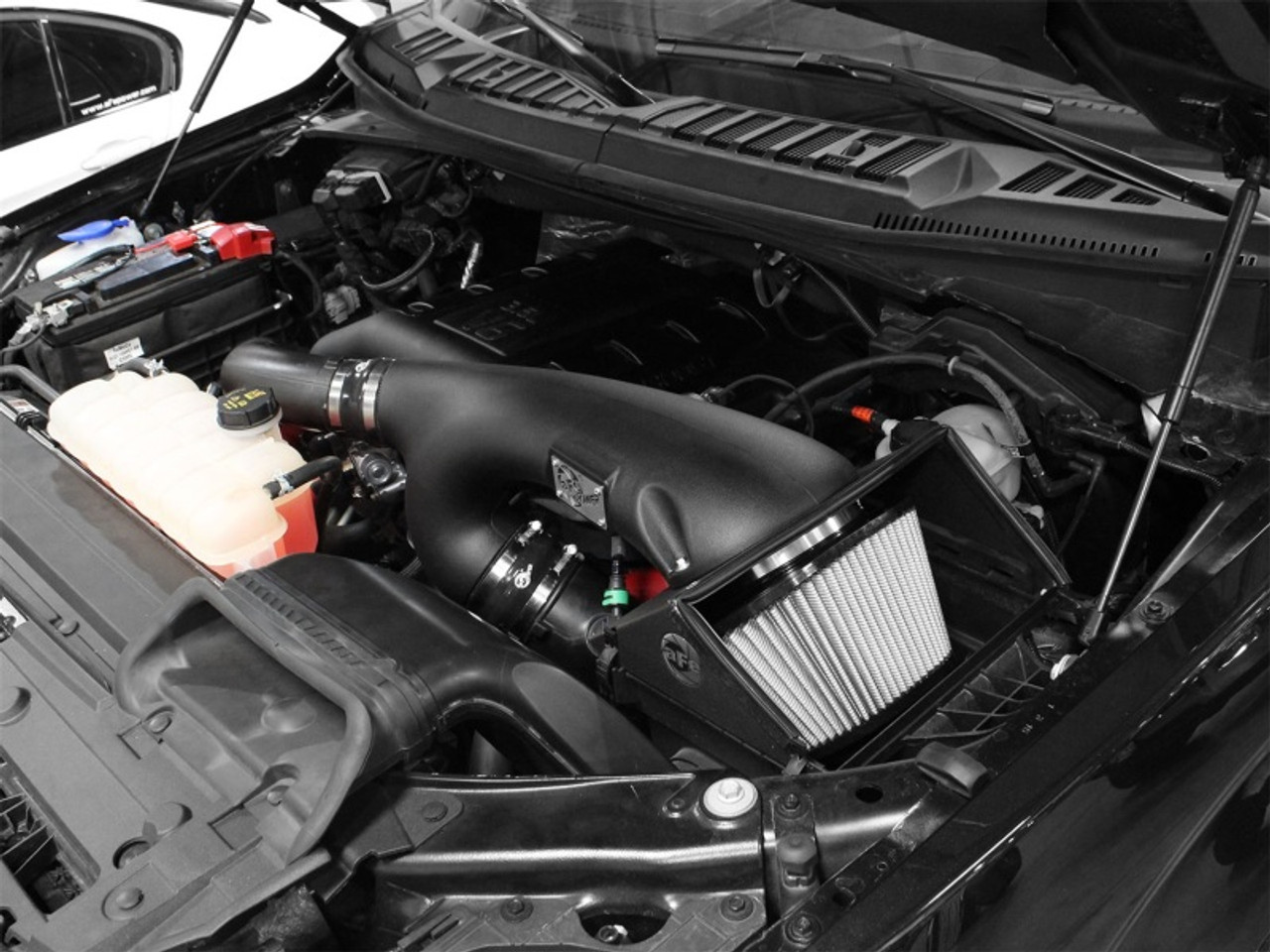 aFe MagnumFORCE Pro DRY S Stage-2 Intake System 16 Ford F-150 EcoBoost V6-2.7L/3.5L (tt) - 51-32642-1B