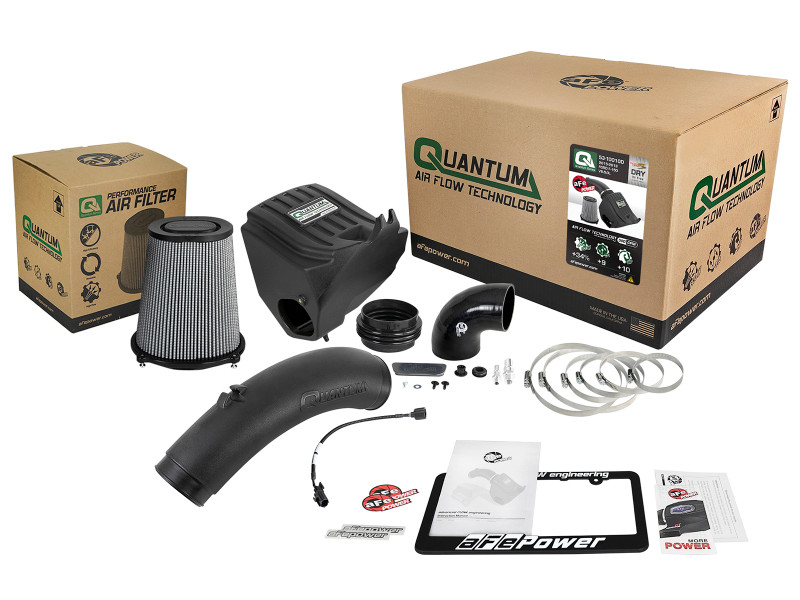 aFe Quantum Cold Air Intake System w/ Pro Dry S Media 15-19 Ford F-150 V8-5.0L - 53-10010D