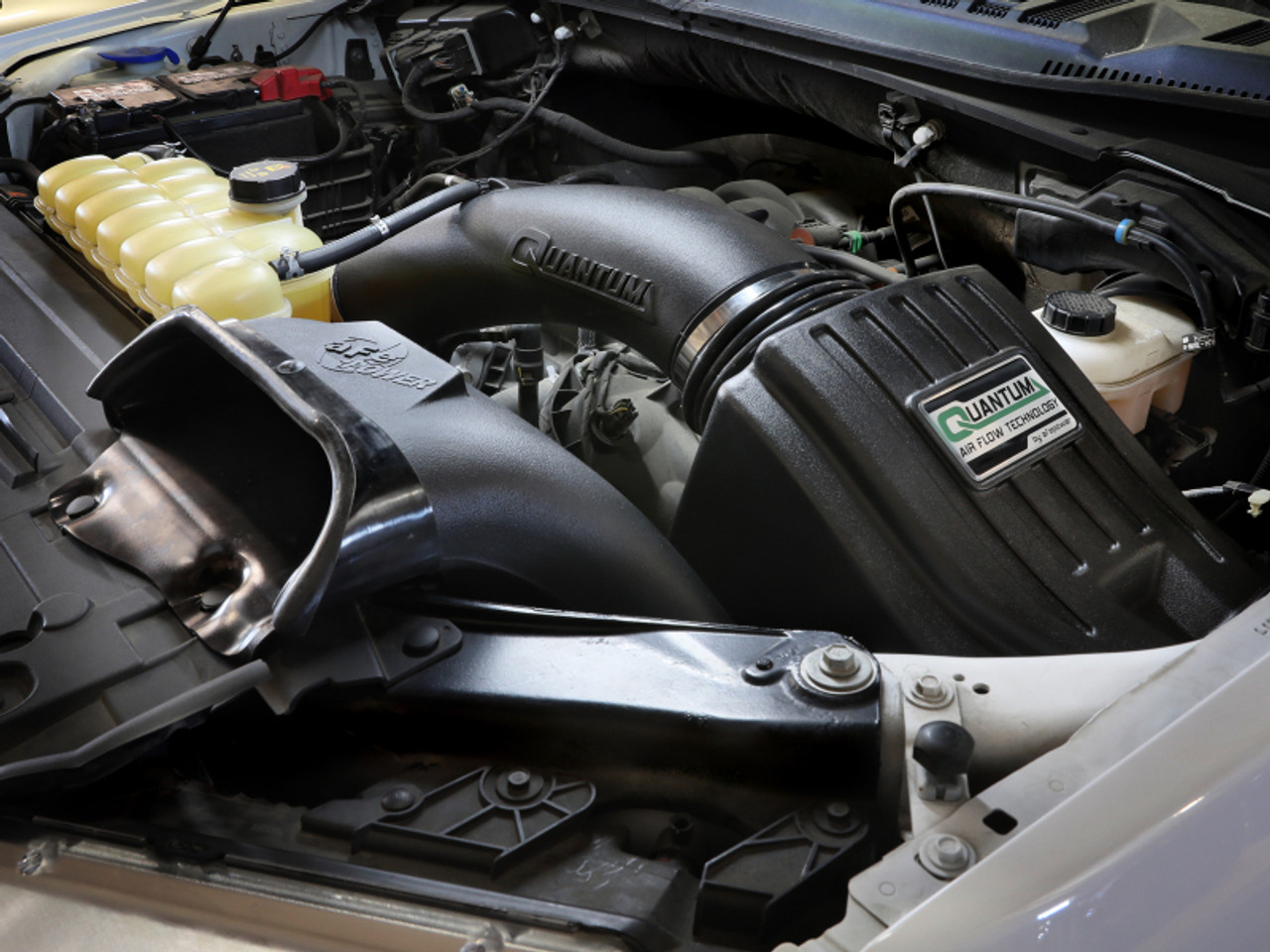 aFe 15-20 Ford F-150 Quantum Cold Air Intake System w/ Pro Dry S Filter - 53-10034D