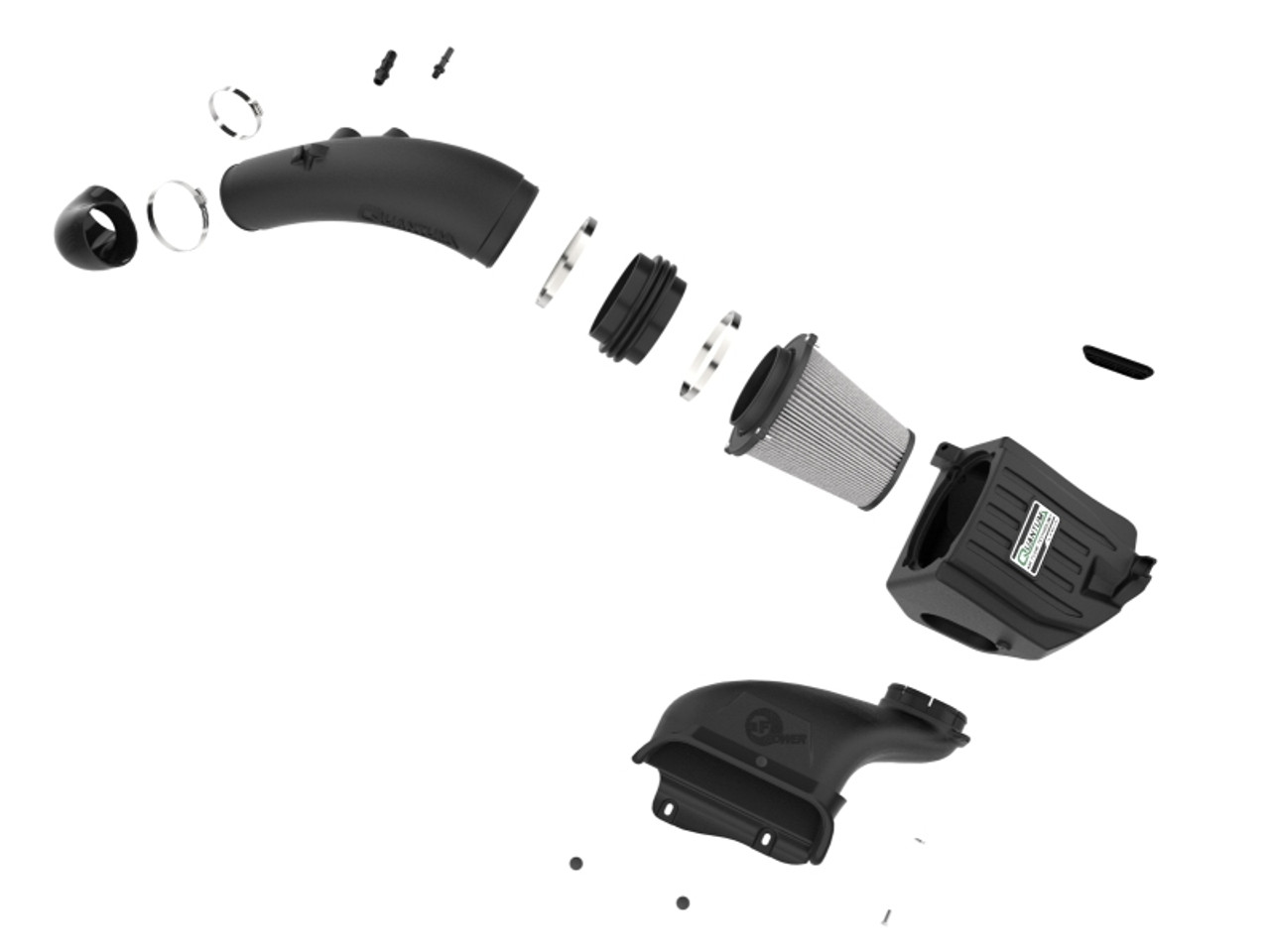 aFe 15-20 Ford F-150 Quantum Cold Air Intake System w/ Pro Dry S Filter - 53-10034D