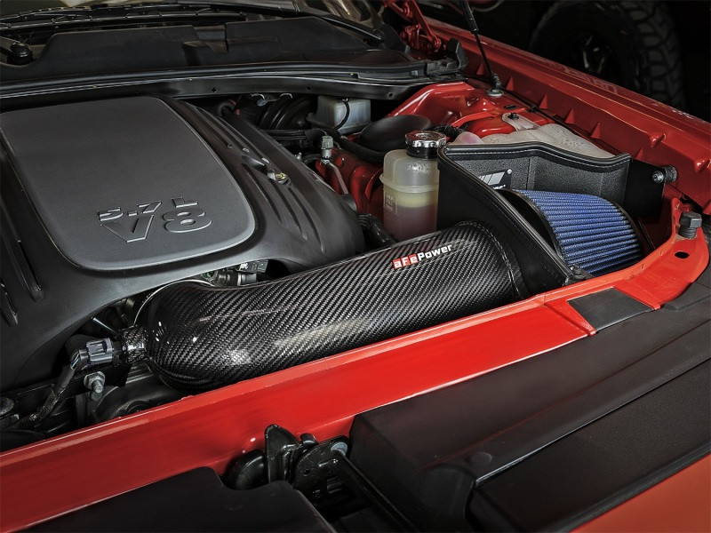 aFe MagnumFORCE Intakes Stage-2 P5R Carbon Fiber AIS 11-17 Dodge Challenger/Charger V8-5.7L Hemi - 54-12162-C