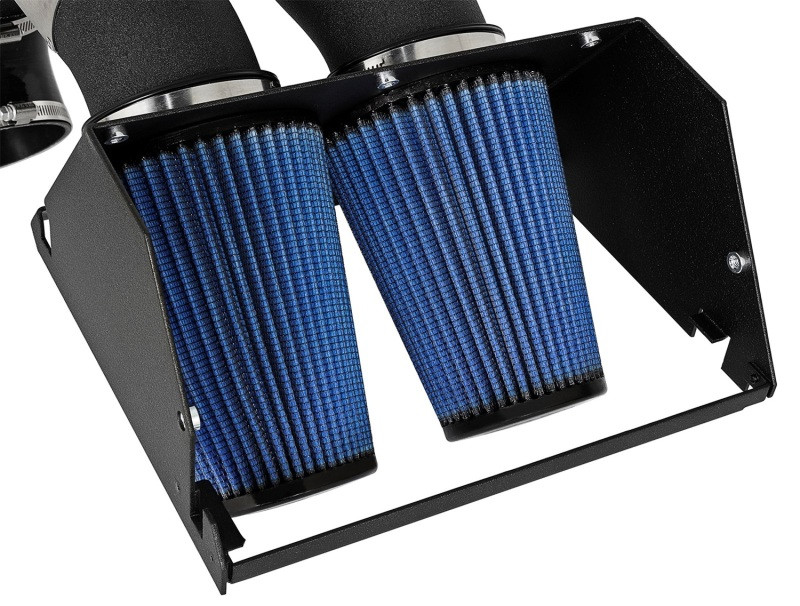 aFe Magnum FORCE Stage-2 Pro 5R Cold Air Intake System 2017 Ford F-150 Raptor V6-3.5L (tt) - Black - 54-12882-B