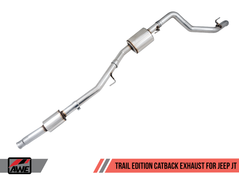 AWE Tuning 20-21 Jeep Gladiator JT 3.6L Trail Edition Cat-Back Exhaust - 3015-21001