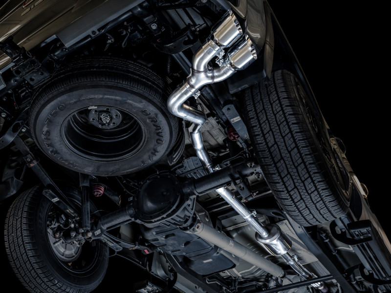 AWE Exhaust 0FG Catback Exhaust Side Exit w. Chrome Dual Tips - 19-24 Silverado & Sierra 5.3L