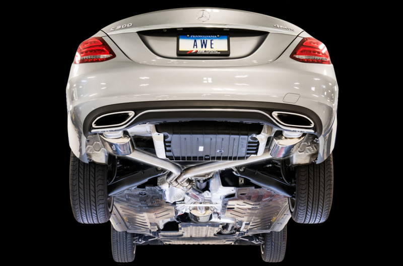 AWE Tuning Mercedes-Benz W205 C300 Touring Edition Exhaust - 3015-31014