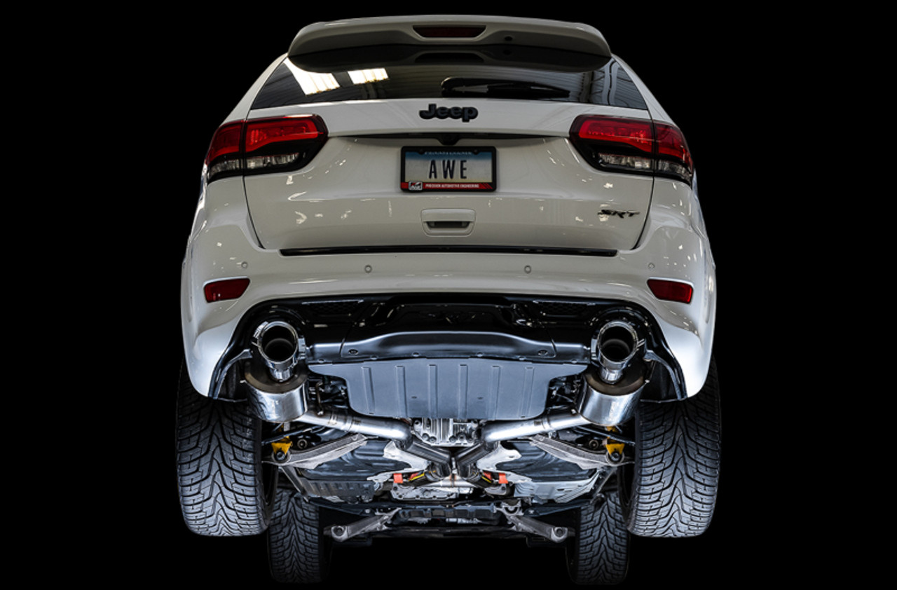 AWE Tuning 2020 Jeep Grand Cherokee SRT Touring Edition Exhaust - Chrome Silver Tips - 3015-32123