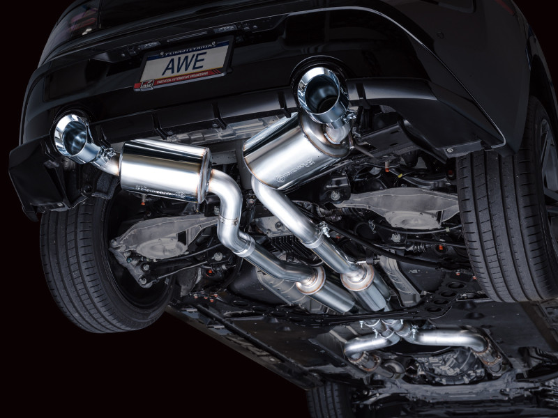 AWE 2023 Nissan Z RZ34 RWD Touring Edition Catback Exhaust System w/ Chrome Silver Tips - 3015-32400