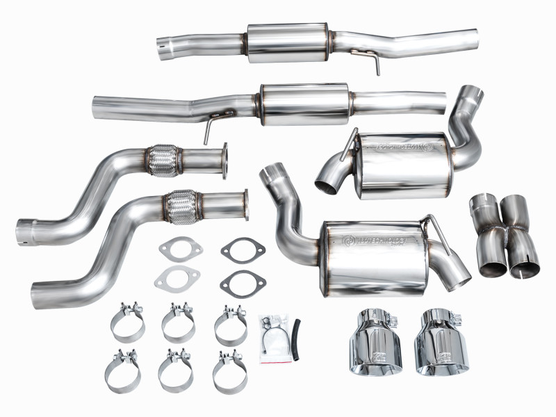 AWE 2023 Nissan Z RZ34 RWD Touring Edition Catback Exhaust System w/ Chrome Silver Tips - 3015-32400