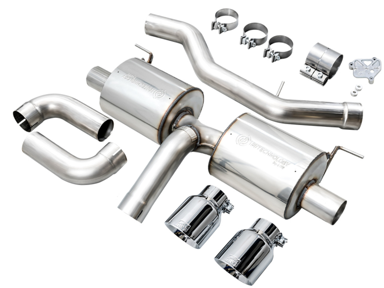 AWE 19-23 BMW 330i / 21-23 BMW 430i Base G2X Touring Axle Back Exhaust - Chrome Silver - 3015-32429