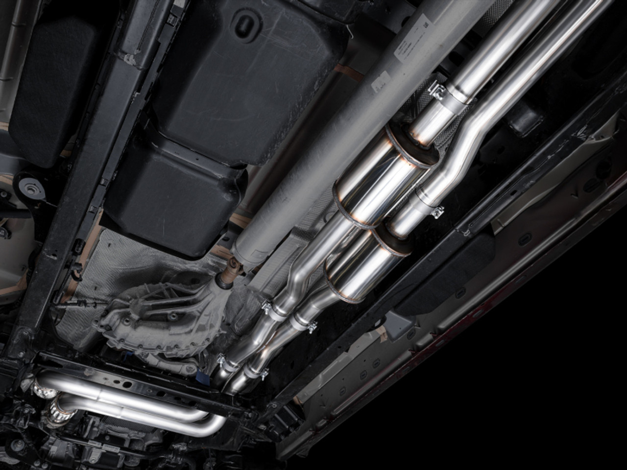 AWE 25+ RAM 1500 3.0TT 0FG Catback Touring Exhaust - Chrome Silver Tips - 3015-32530