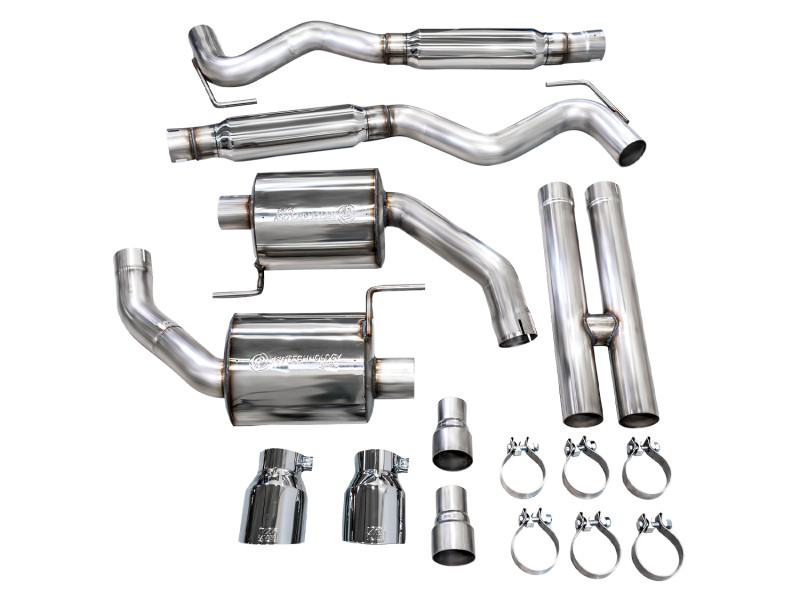 AWE Touring Edition Catback Exhaust - Dual Chrome Tips - 2024+ S650 Mustang GT