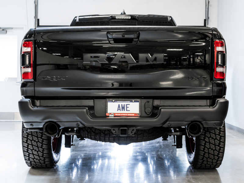 AWE Exhaust 0FG Catback Exhaust w. Black Tips - 21-24 RAM TRX