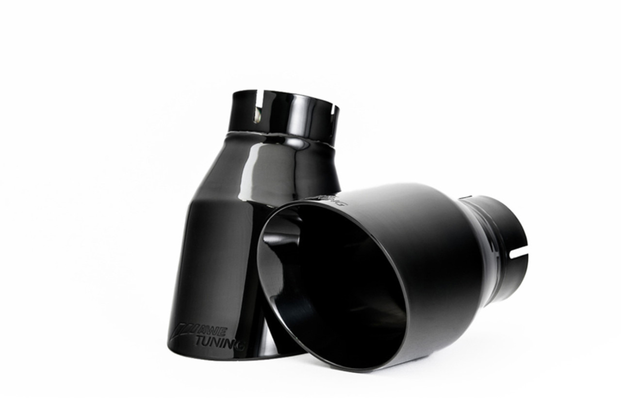 AWE Tuning VW MK7 GTI Touring Edition Exhaust - Diamond Black Tips - 3015-33050