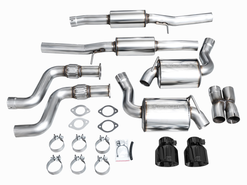 AWE 2023 Nissan Z RZ34 RWD Touring Edition Catback Exhaust System w/ Diamond Black Tips - 3015-33400