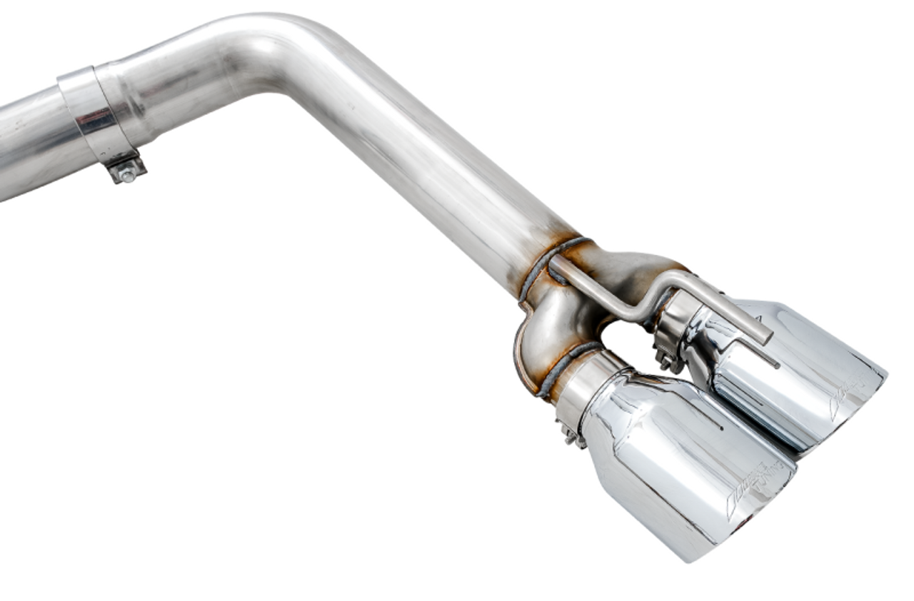AWE Track Edition Exhaust w. Chrome Silver Tips - 15+ Challenger 6.2L / 6.4L