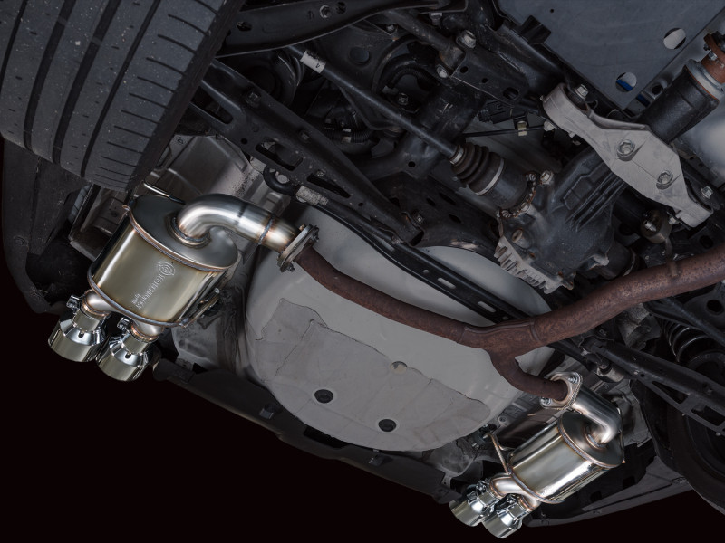 AWE Tuning 22-25 Subaru VB WRX Touring Edition Axleback Exhaust - Chrome Silver Tips - 3015-42424 Photo - Mounted