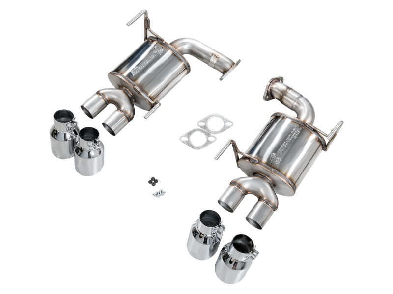 AWE Tuning 22-25 Subaru VB WRX Touring Edition Axleback Exhaust - Chrome Silver Tips - 3015-42424 Photo - out of package