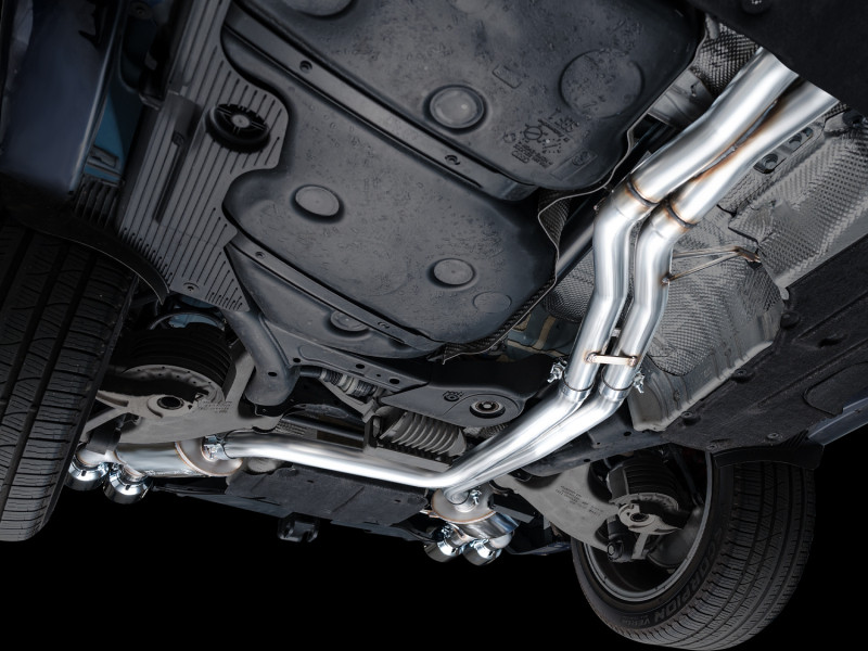 AWE Tuning 2022+ Porsche Macan 2.9TT Touring Edition Catback Exhaust w/ Chrome Silver Tips - 3015-42952