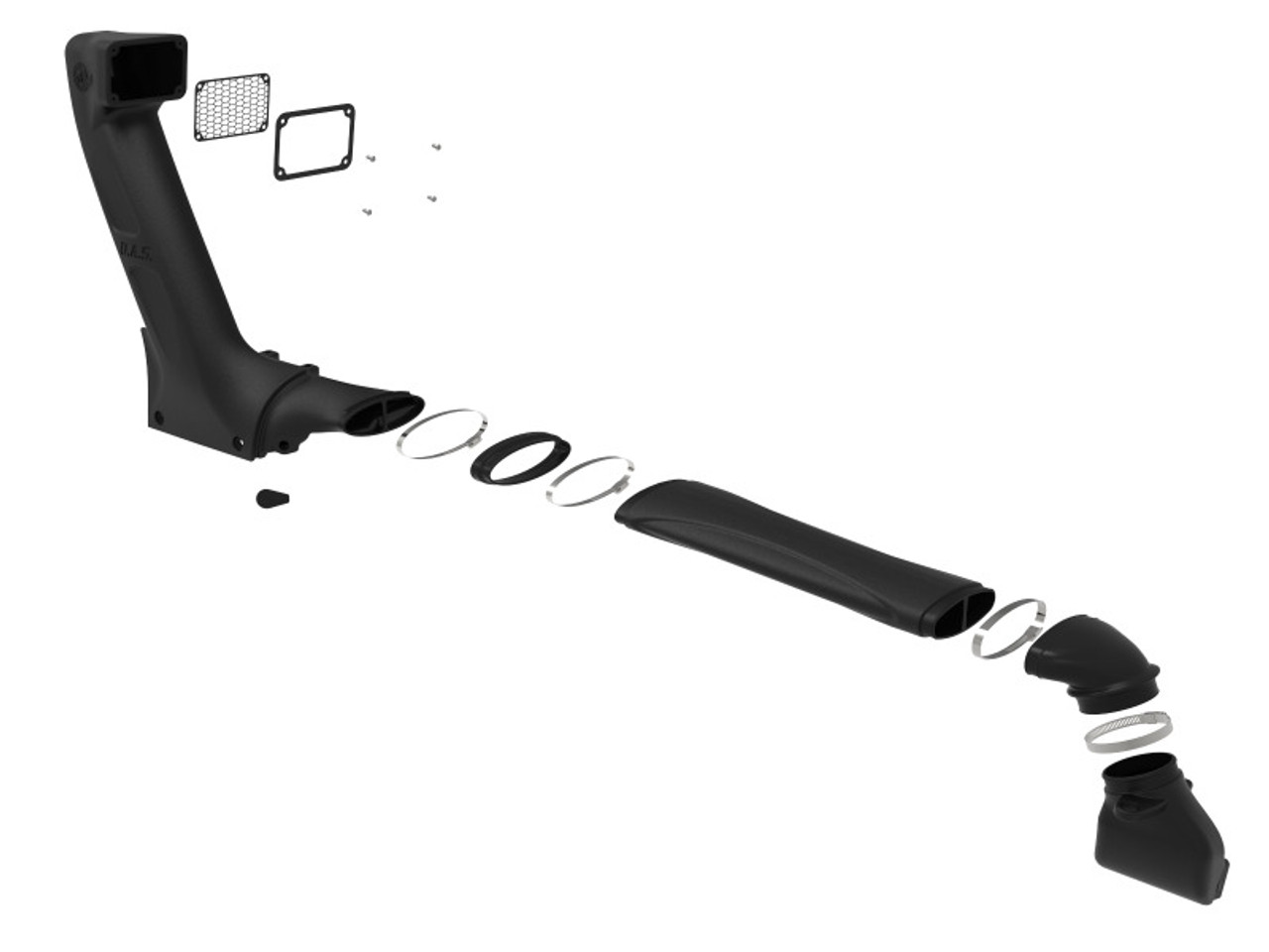 aFe 18-25 Jeep Wrangler / Gladiator L4/V6 Dynamic Air Scoop (D.A.S) Snorkel - 55-21001