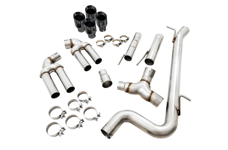 AWE Tuning Audi 8V S3 Track Edition Exhaust w/Diamond Black Tips 102mm - 3015-43150