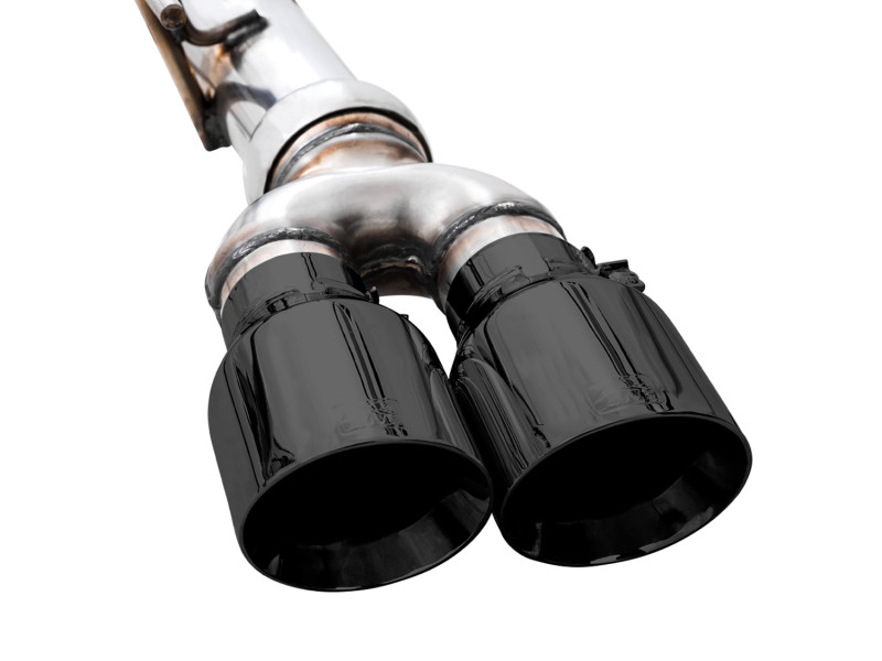 AWE Exhaust 0FG Catback Exhaust Split Rear Exit w. Black Quad Tips - 19-24 Silverado & Sierra 6.2L