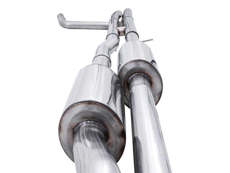 AWE Exhaust 0FG Catback Exhaust Split Rear Exit w. Black Quad Tips - 19-24 Silverado & Sierra 6.2L