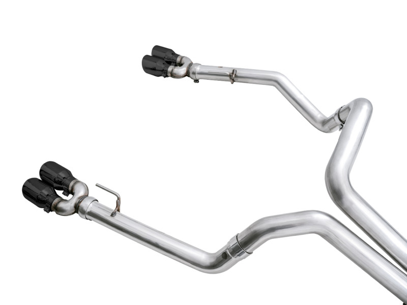 AWE Exhaust 0FG Catback Exhaust Split Rear Exit w. Black Quad Tips - 19-24 Silverado & Sierra 6.2L