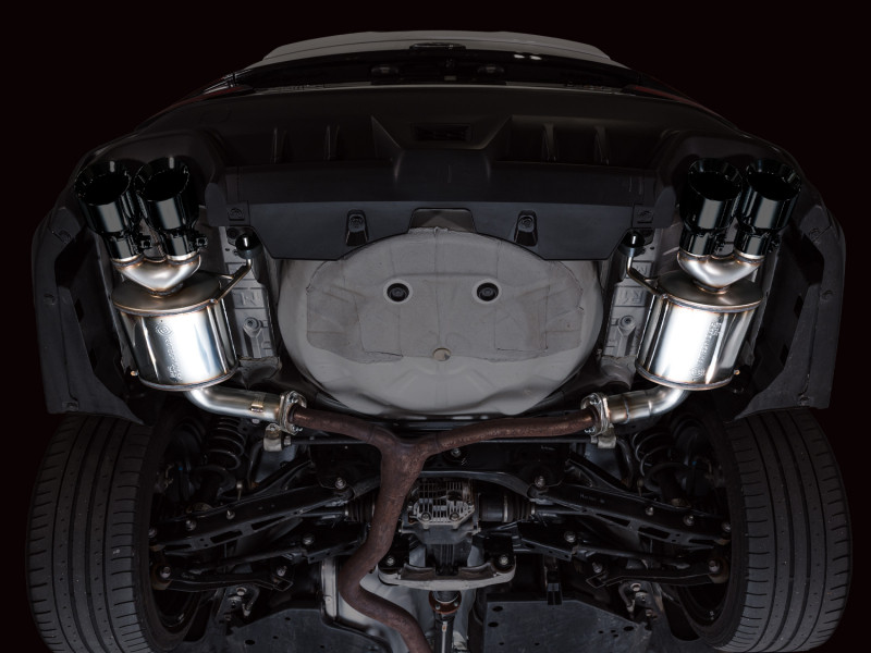 AWE Tuning 22-25 Subaru VB WRX Touring Edition Axleback Exhaust - Diamond Black Tips - 3015-43424 Photo - Mounted