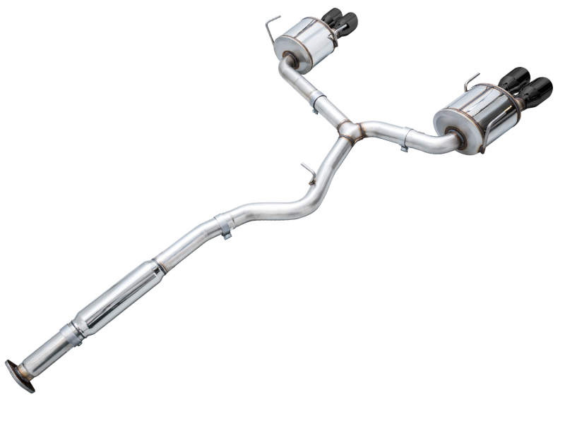AWE Tuning 2022+ VB Subaru WRX Touring Edition Exhaust - Diamond Black Tips - 3015-43979
