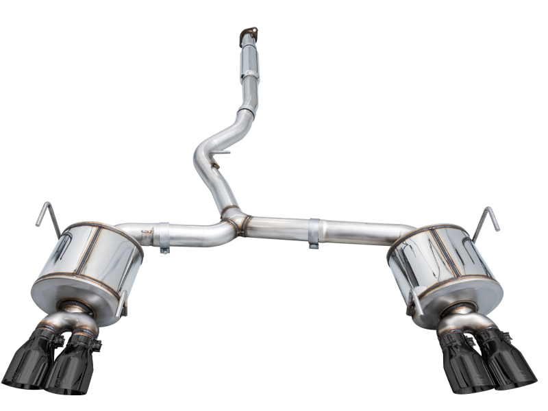 AWE Tuning 2022+ VB Subaru WRX Touring Edition Exhaust - Diamond Black Tips - 3015-43979