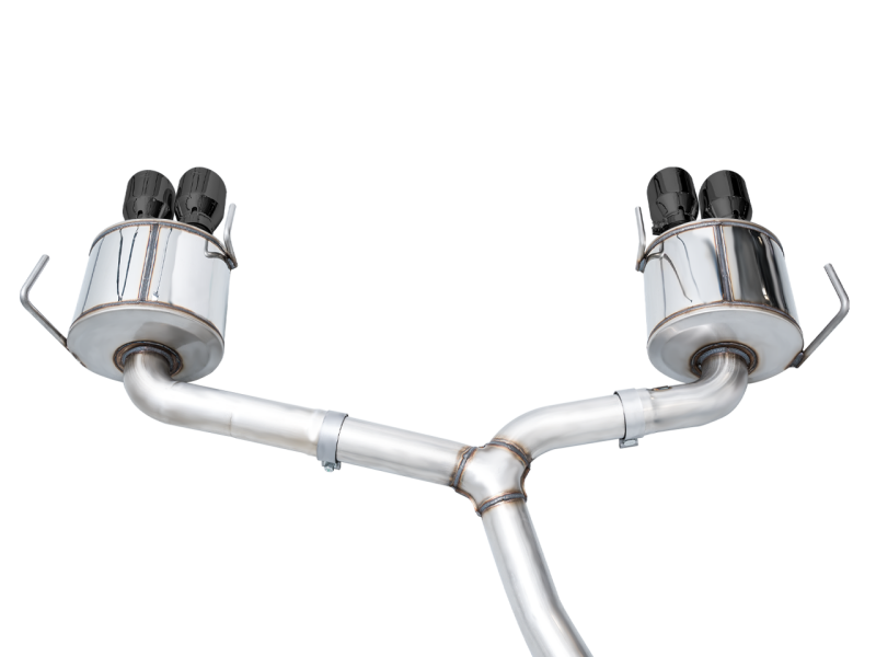 AWE Tuning 2022+ VB Subaru WRX Touring Edition Exhaust - Diamond Black Tips - 3015-43979