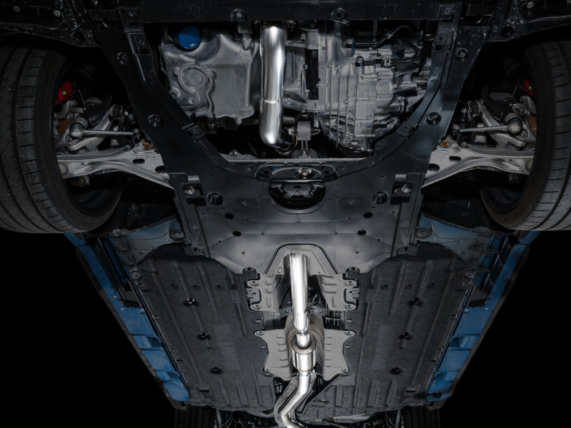 AWE Tuning 2023 Honda Civic Type R FL5 Touring Edition Exhaust w/ Triple Chrome Silver Tips - 3015-52287