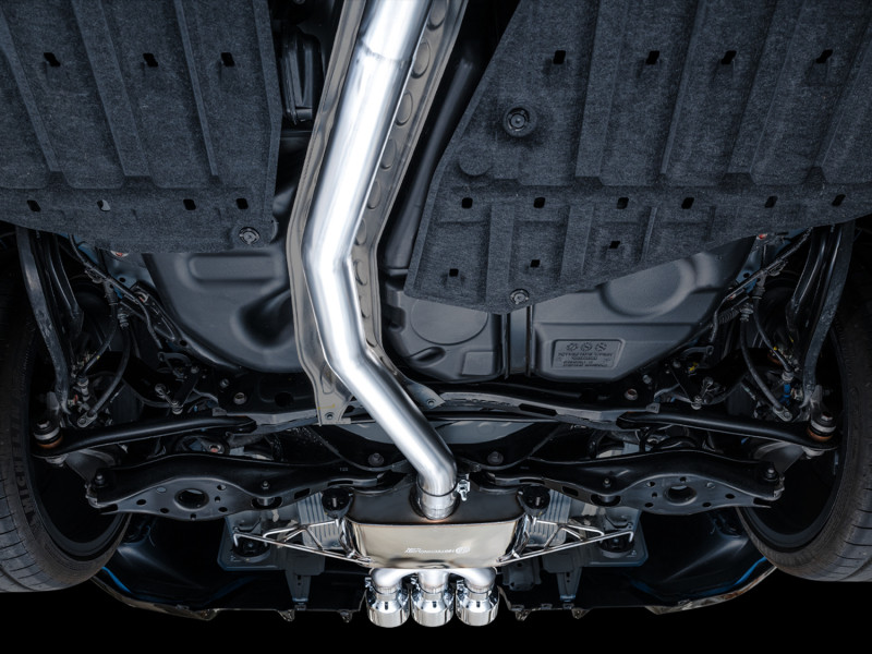 AWE Tuning 2023 Honda Civic Type R FL5 Touring Edition Exhaust w/ Triple Chrome Silver Tips - 3015-52287