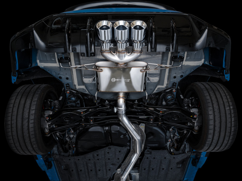 AWE Tuning 2023 Honda Civic Type R FL5 Touring Edition Exhaust w/ Triple Chrome Silver Tips - 3015-52287