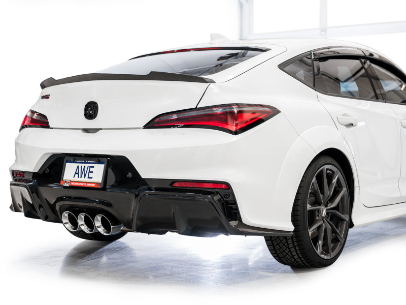 AWE Tuning 2024 Acura Integra Type S DE5 FWD Touring Edition Exhaust w/ Triple Chrome Silver Tips - 3015-52335