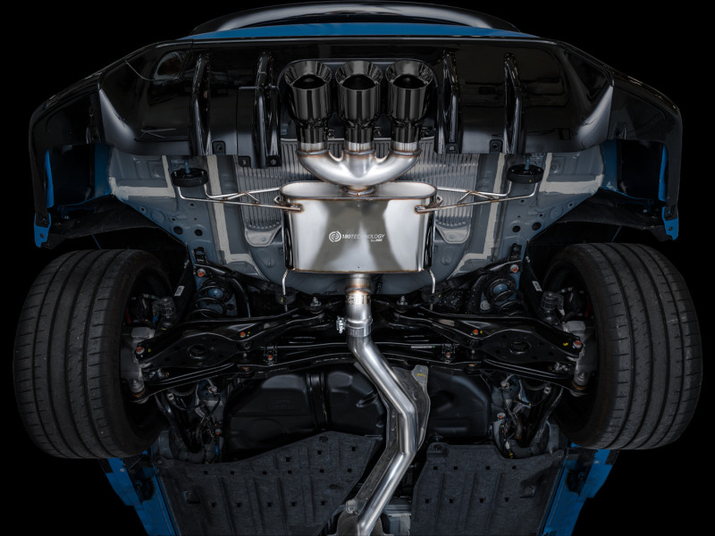 AWE Tuning 2023 Honda Civic Type R FL5 Touring Edition Exhaust w/ Triple Diamond Black Tips - 3015-53287